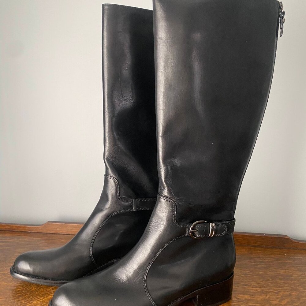 Via Spiga Boots V Cristie Black LUX CLF Size 10